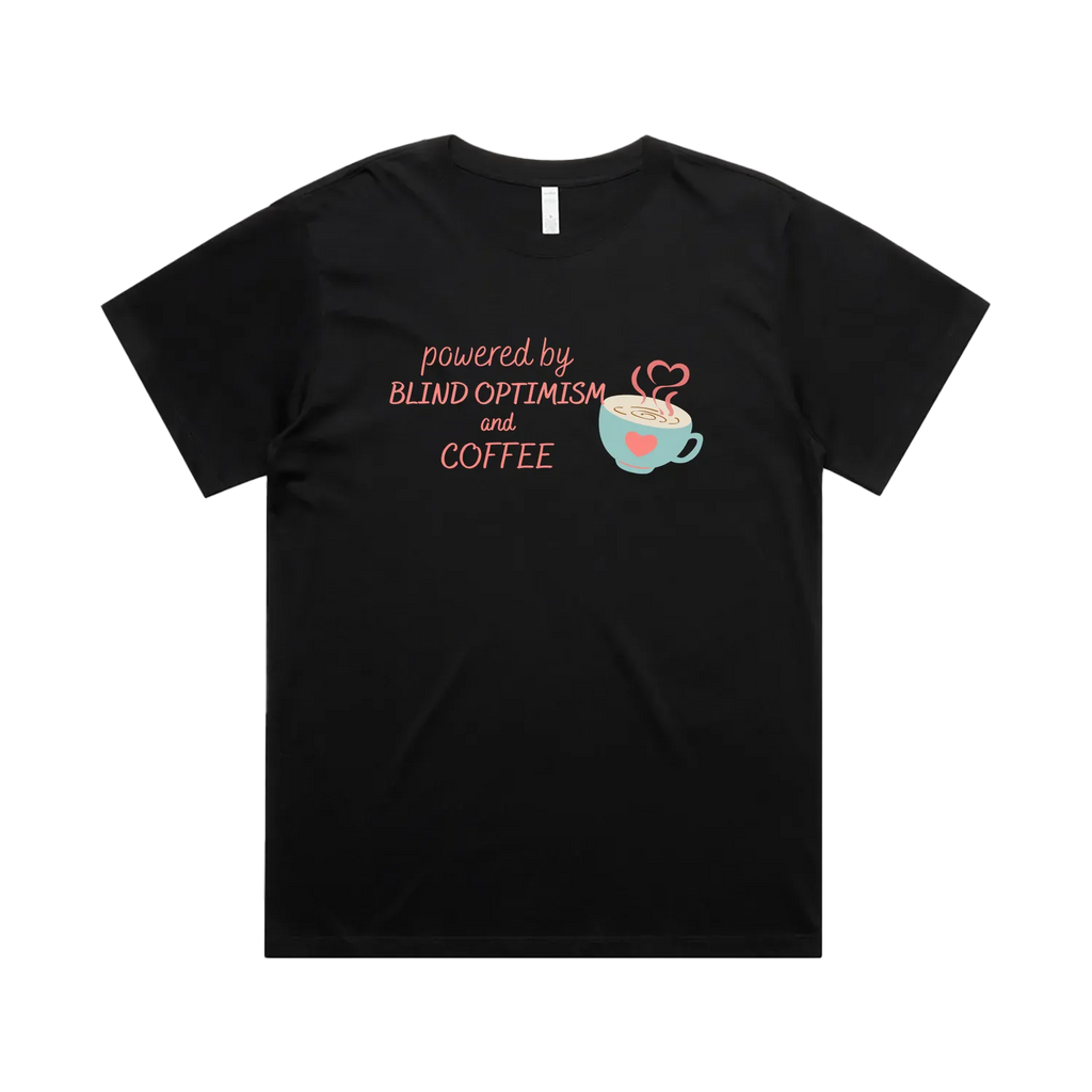 Black front flat lay