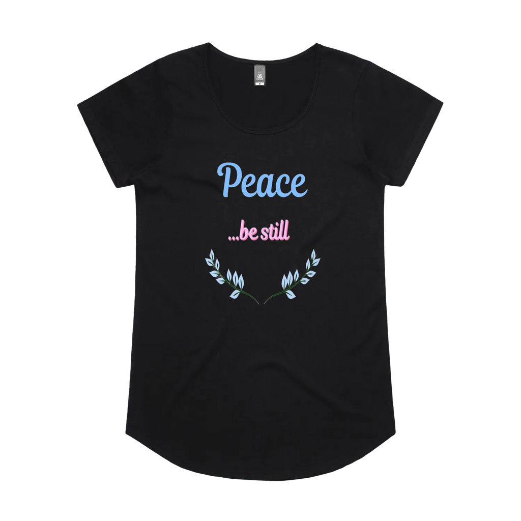 Black front flat lay