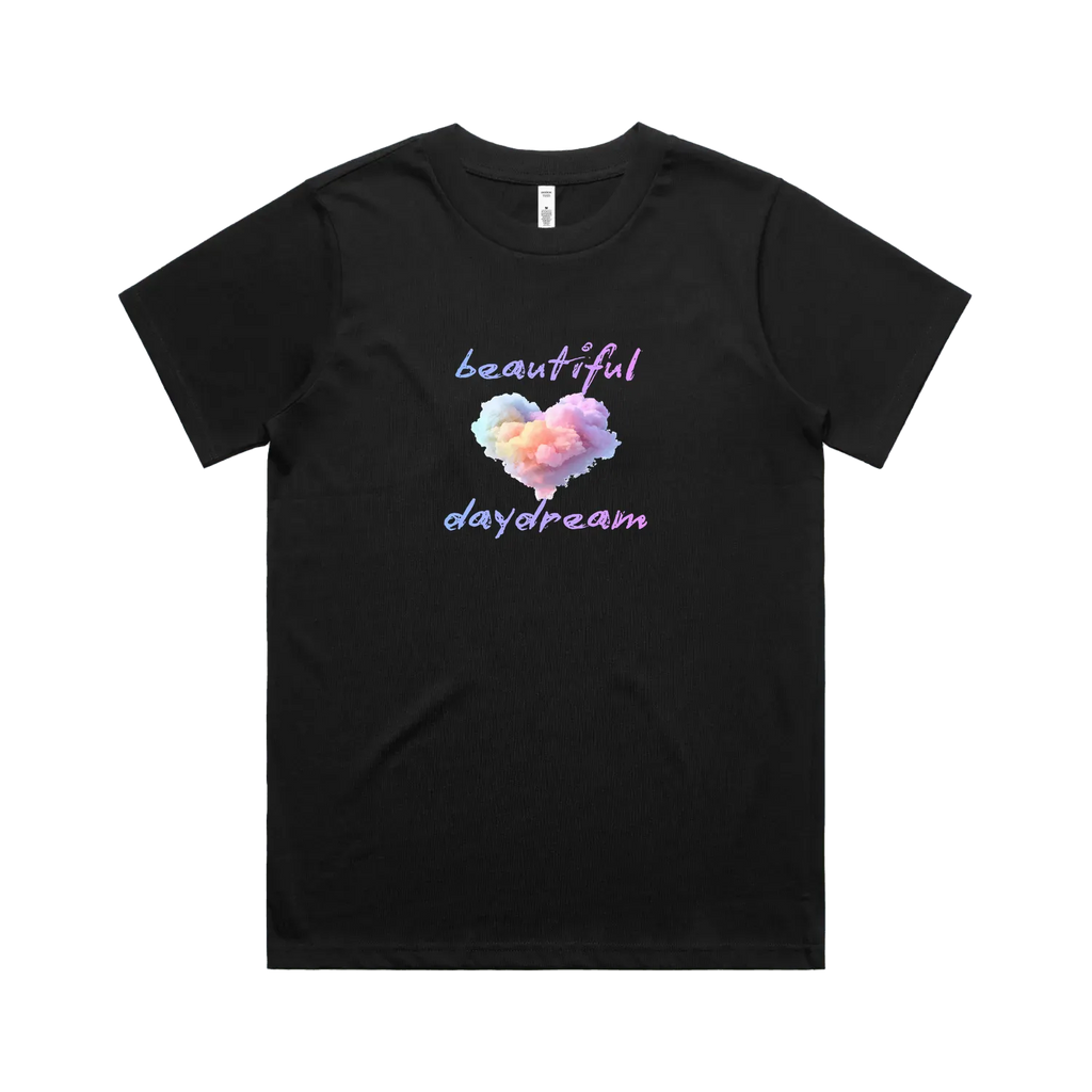 Black front flat lay