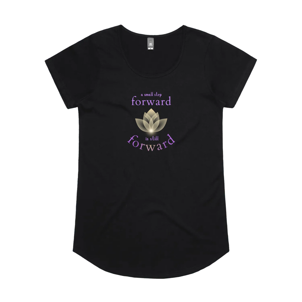 Black front flat lay