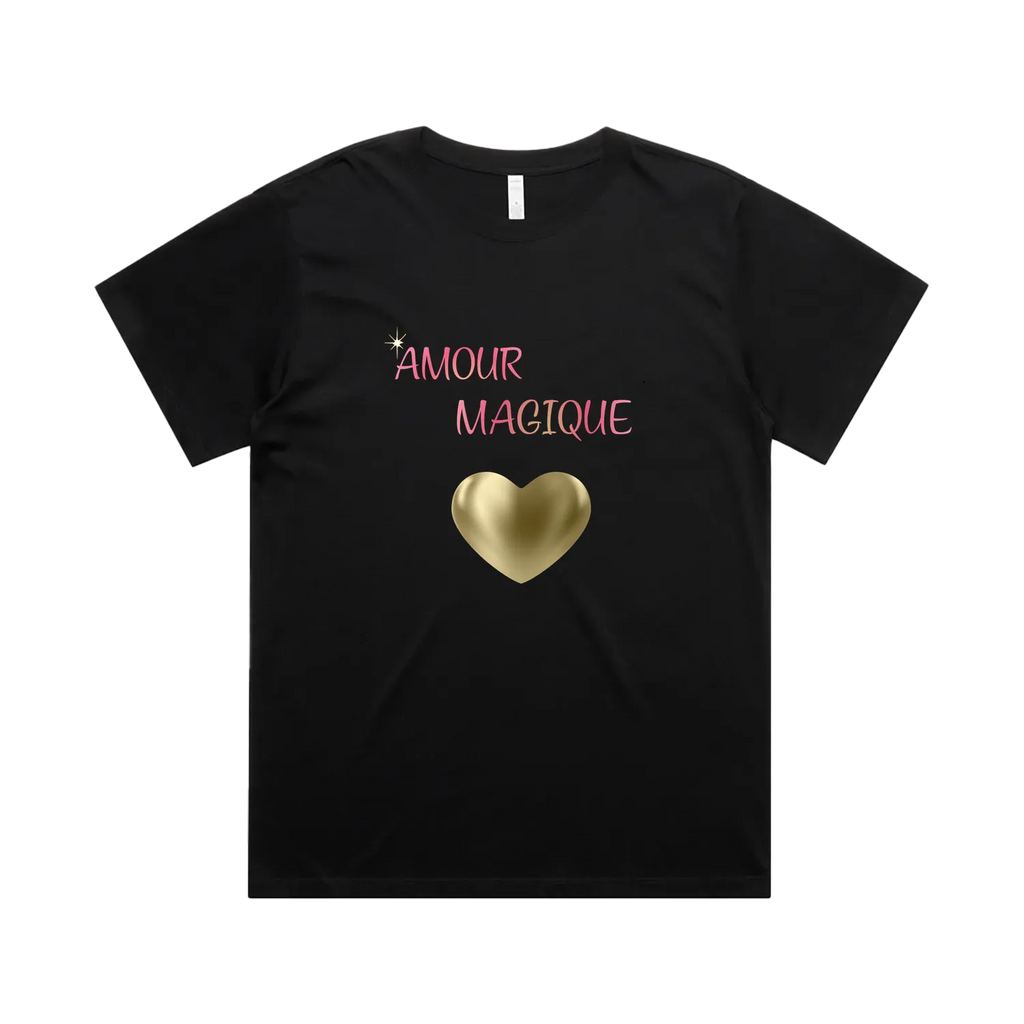 Black front flat lay