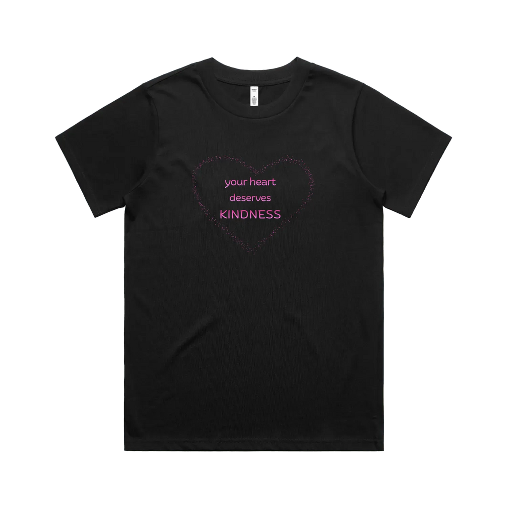 Black front flat lay