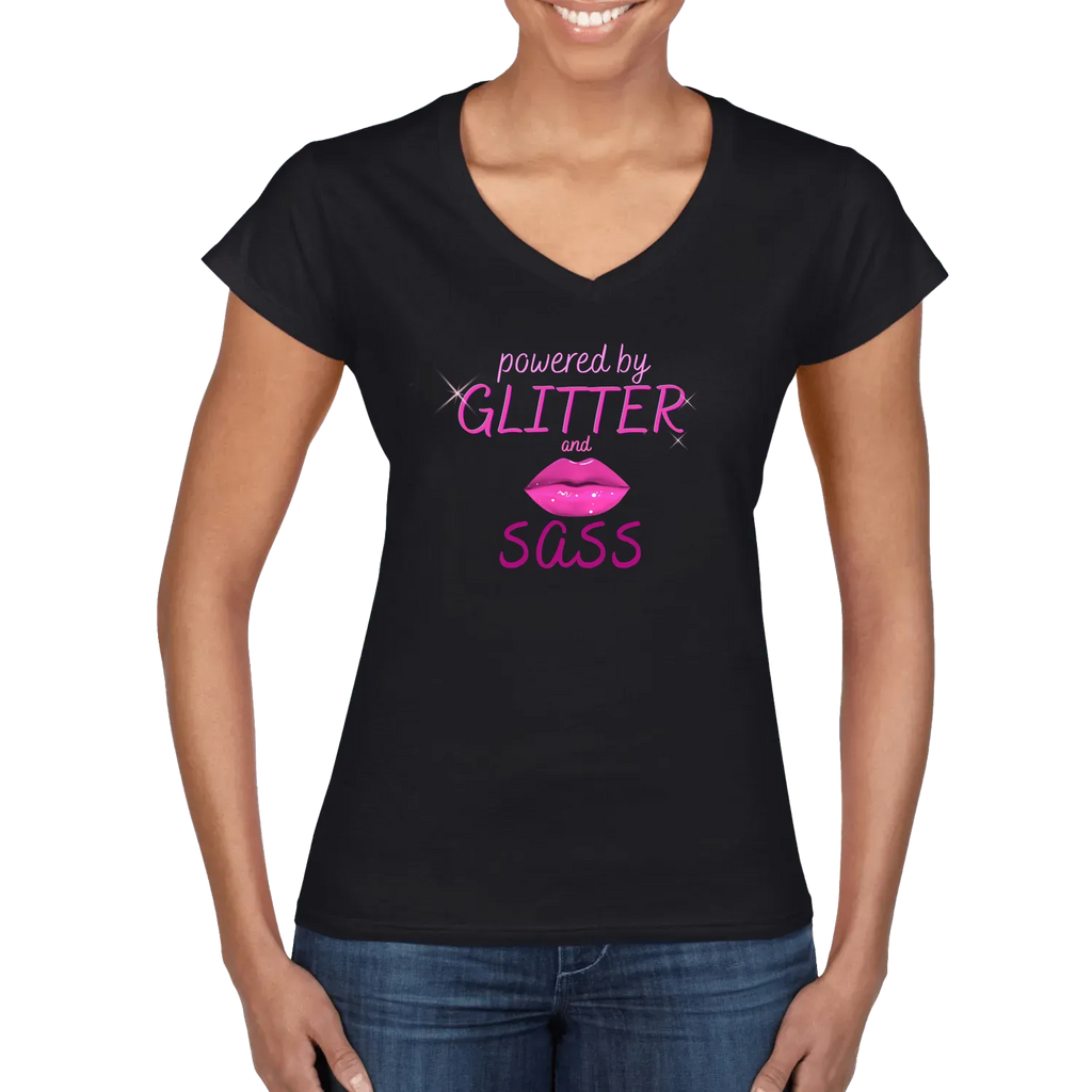 Black front flat lay