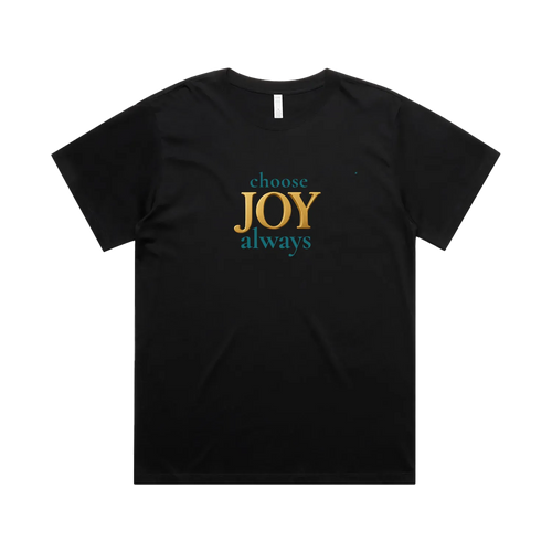 Black front flat lay