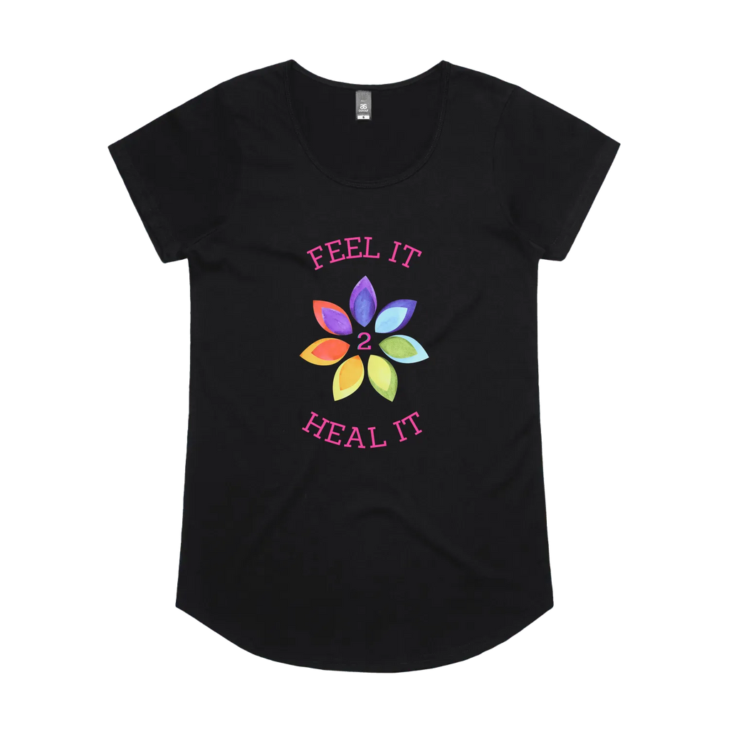 Black front flat lay