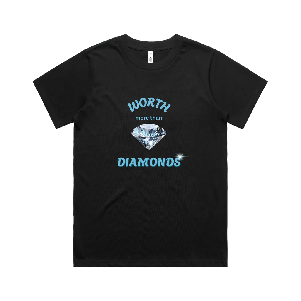 Black front flat lay