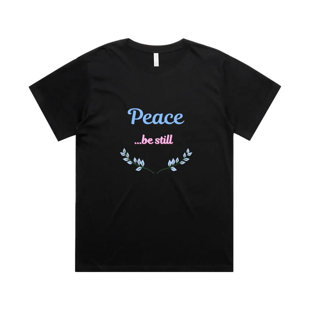 Black front flat lay