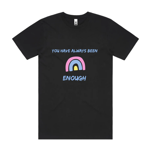 Black front flat lay