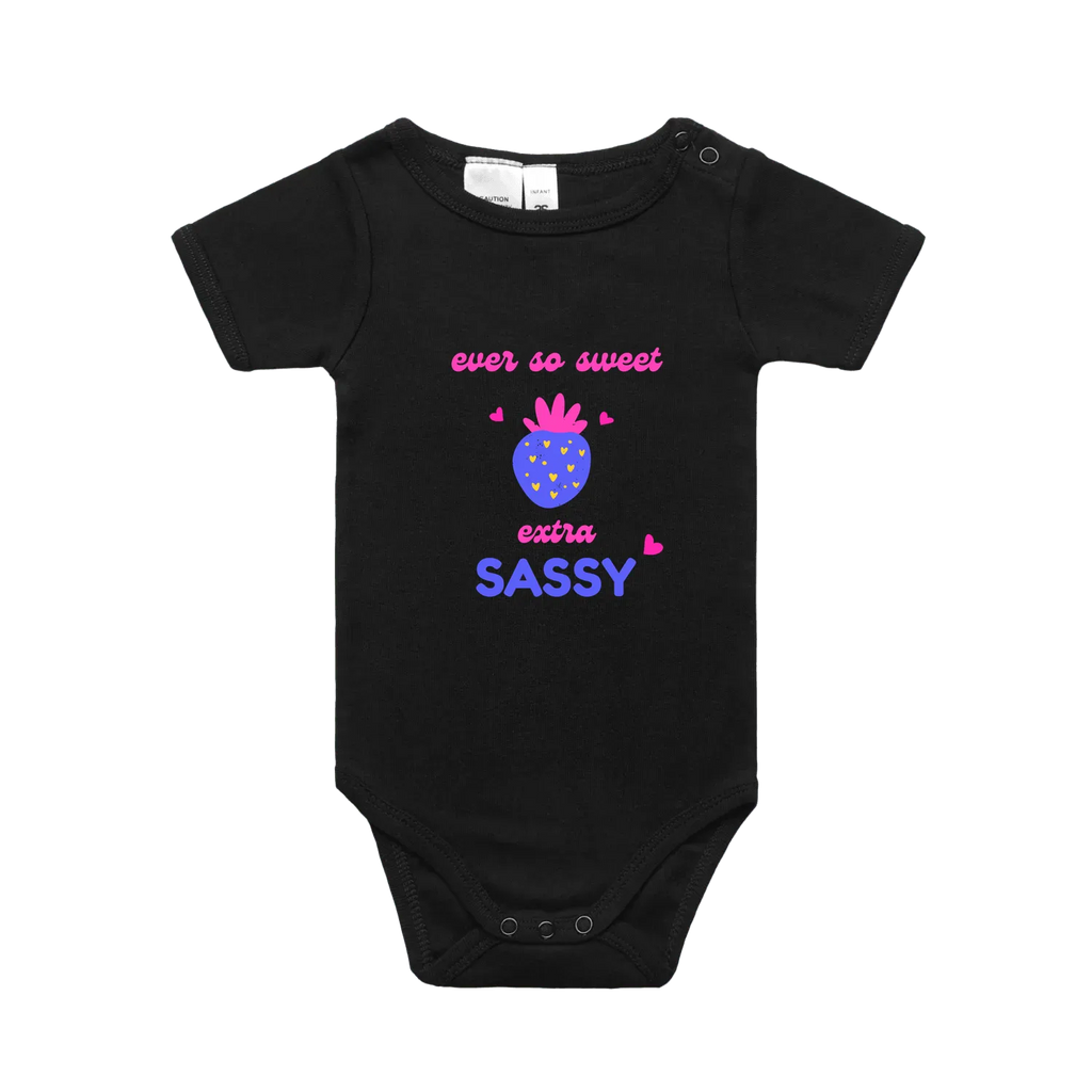 Black front flat lay