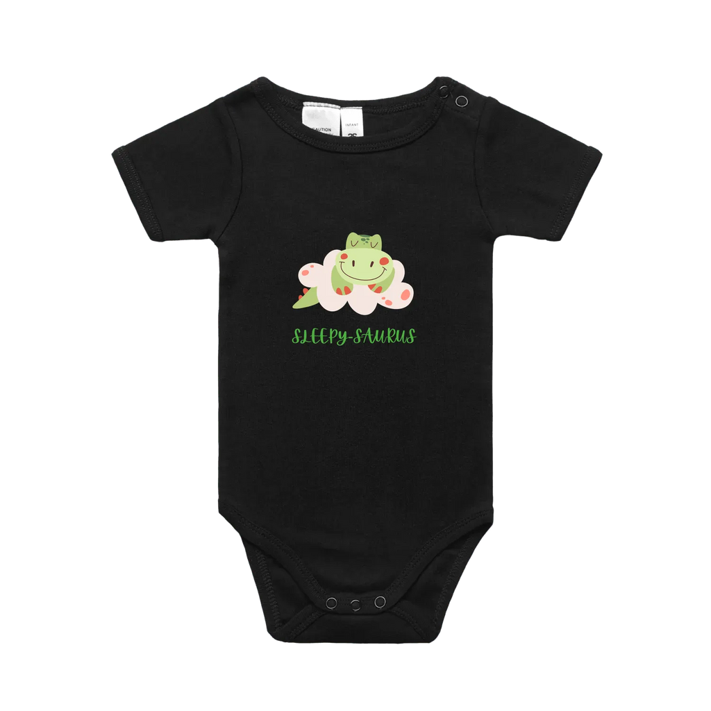 Black front flat lay