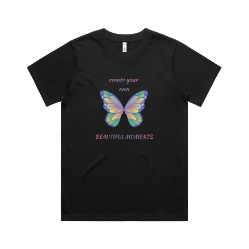 Black front flat lay