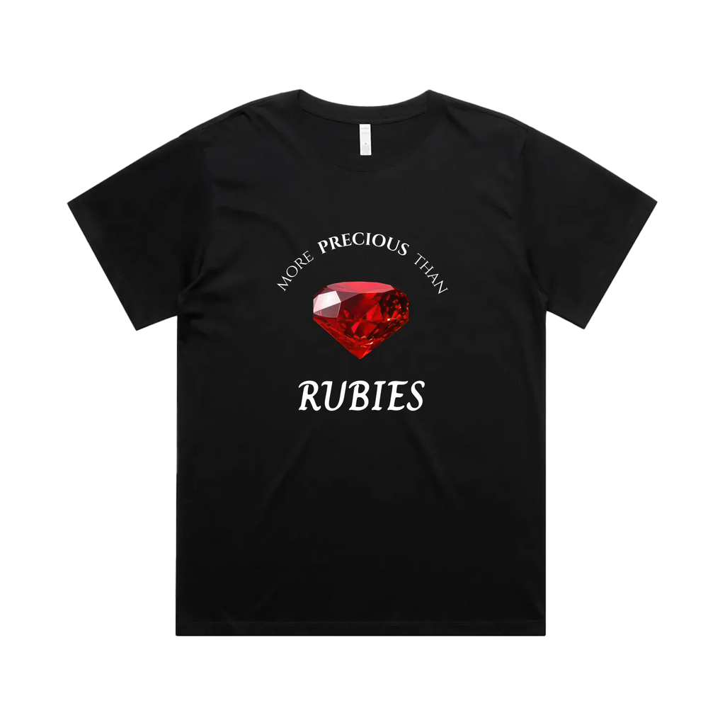 Black front flat lay