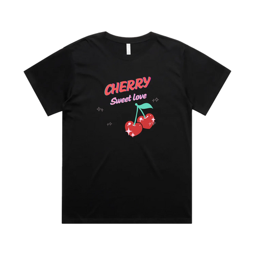 Black front flat lay