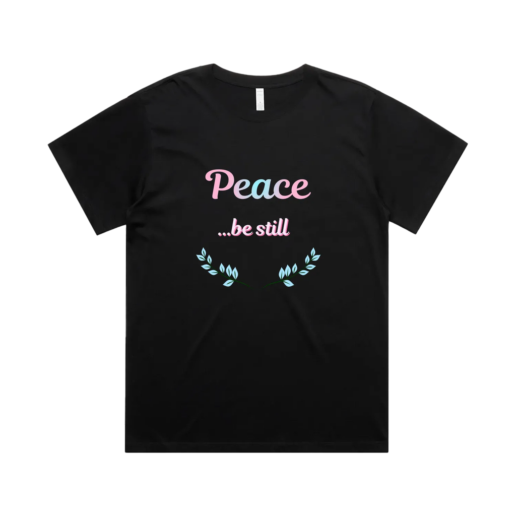 Black front flat lay