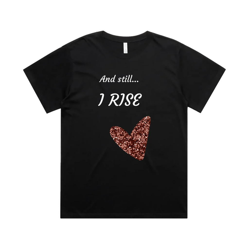 Black front flat lay