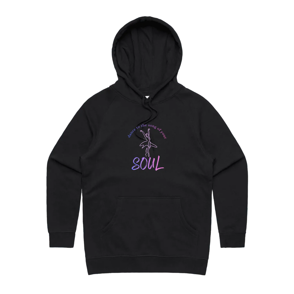 Black front flat lay
