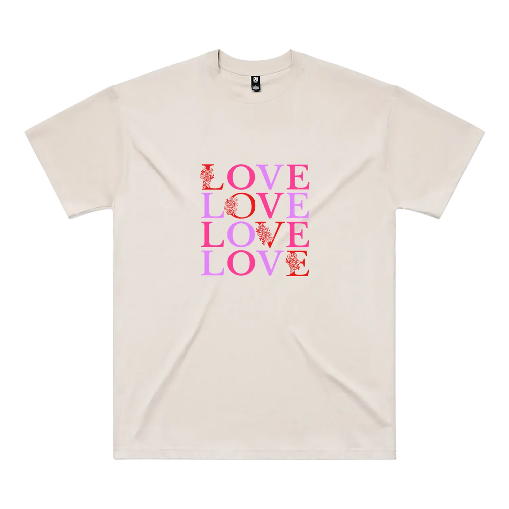 Love Stack oversized tee