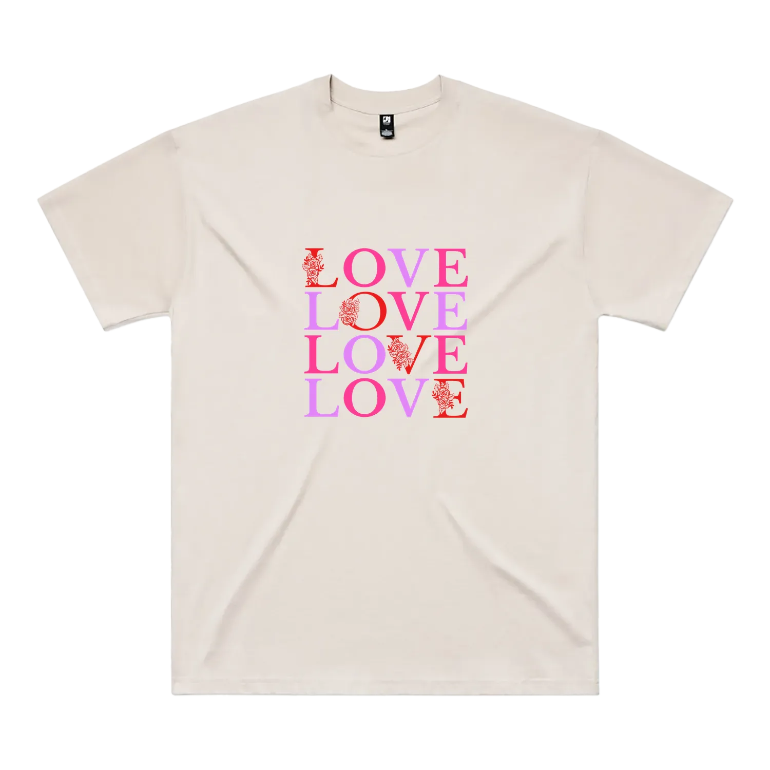 Love Stack oversized tee