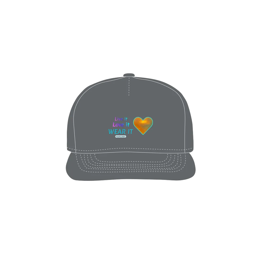 Charcoal front flat lay