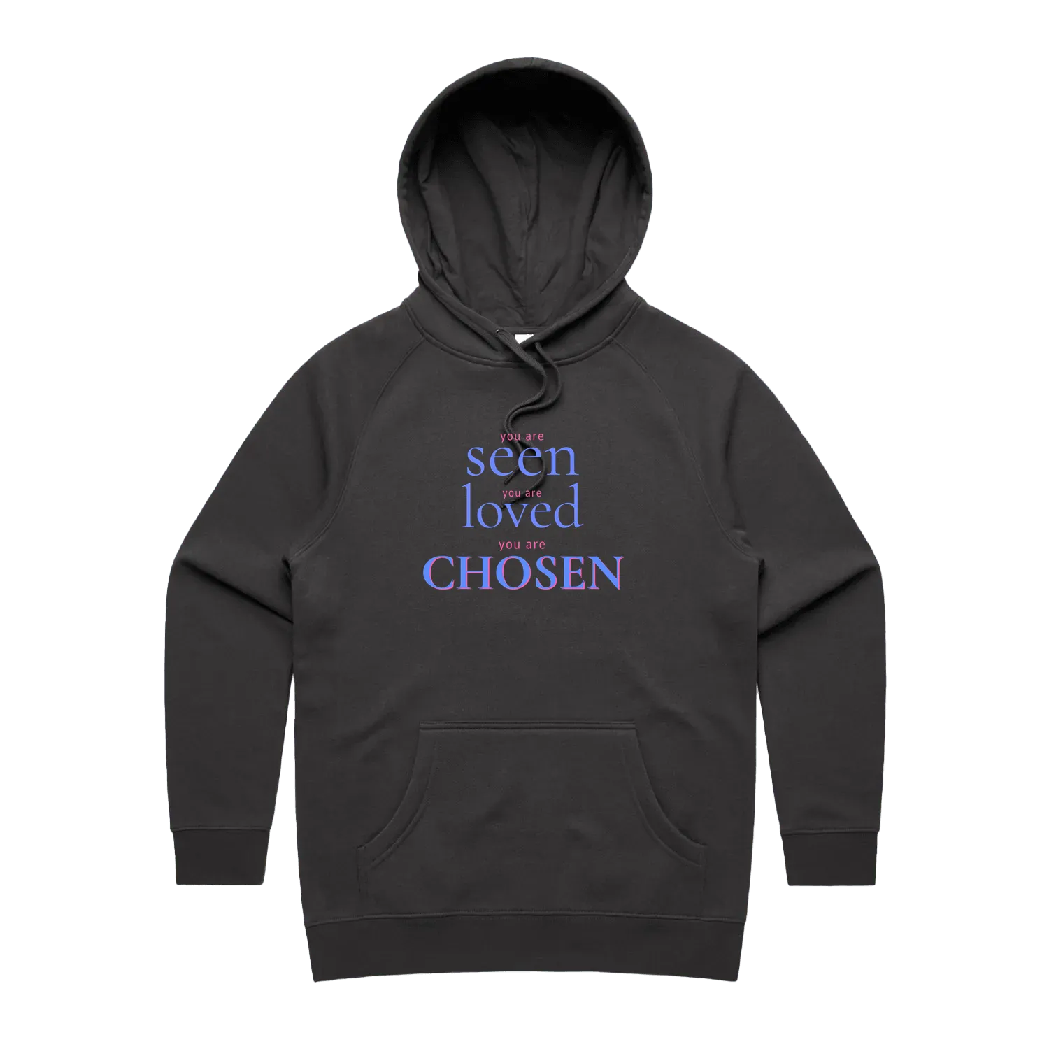 Coal front flat lay