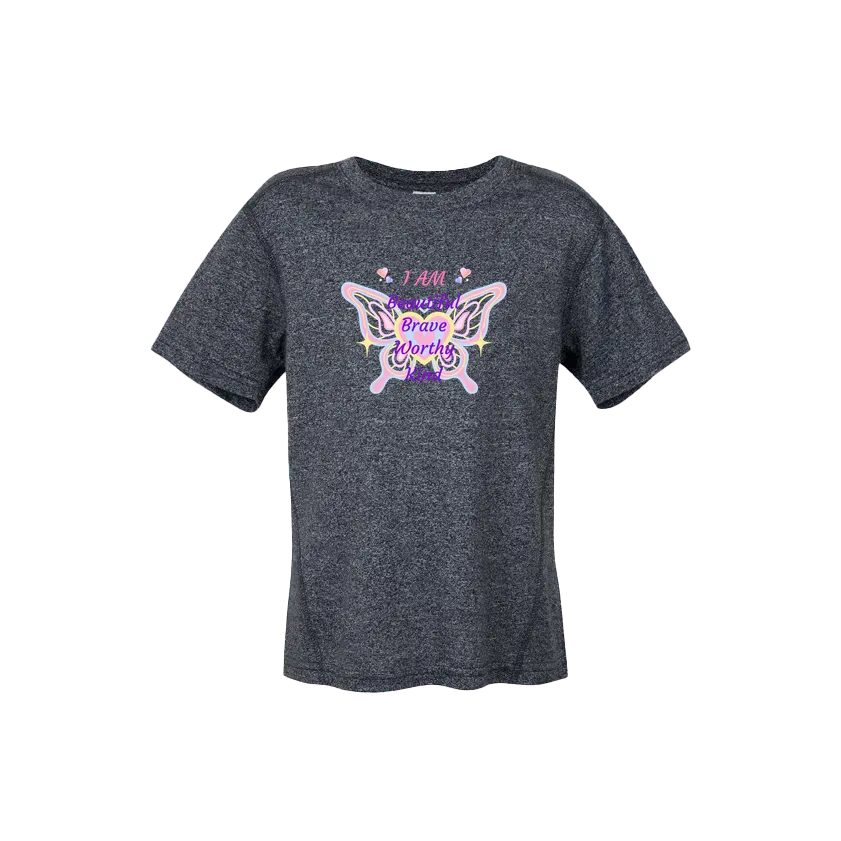 Dark Heather front flat lay