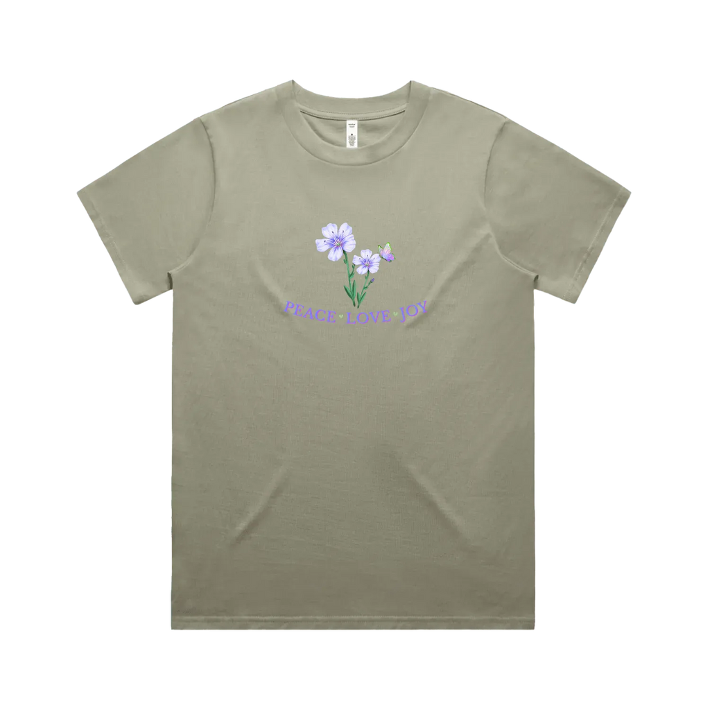 Eucalyptus front flat lay