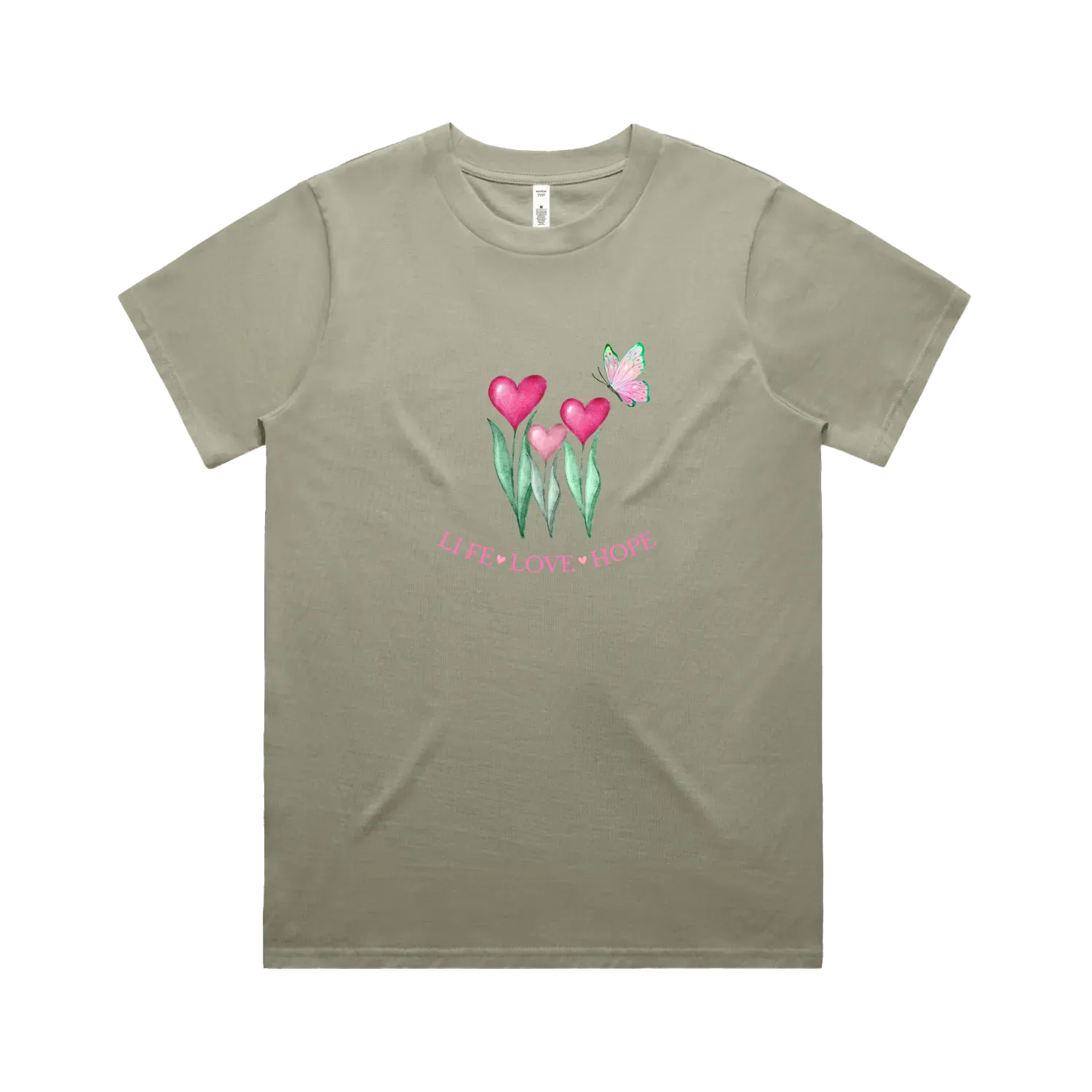 Eucalyptus front flat lay