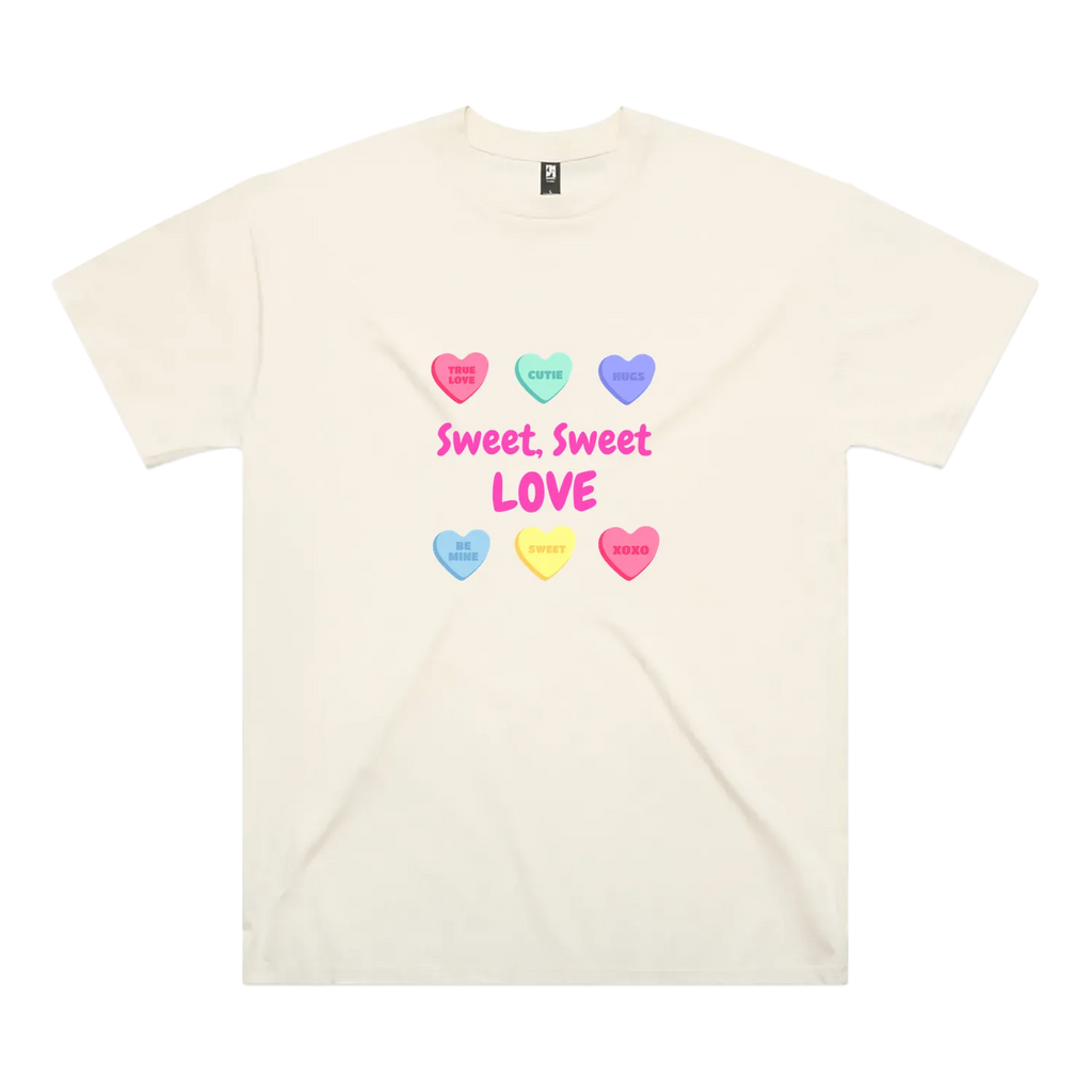 Sweet Sweet love oversized tee