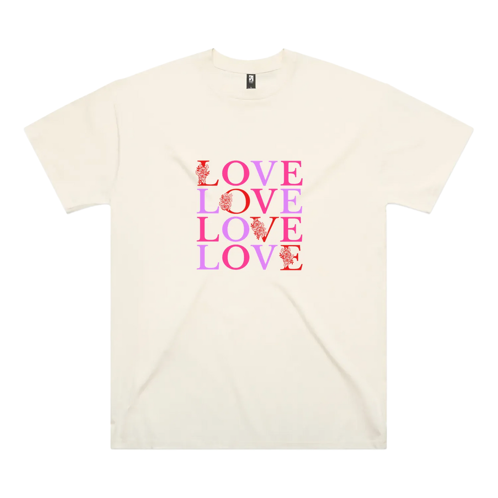 Love Stack oversized tee