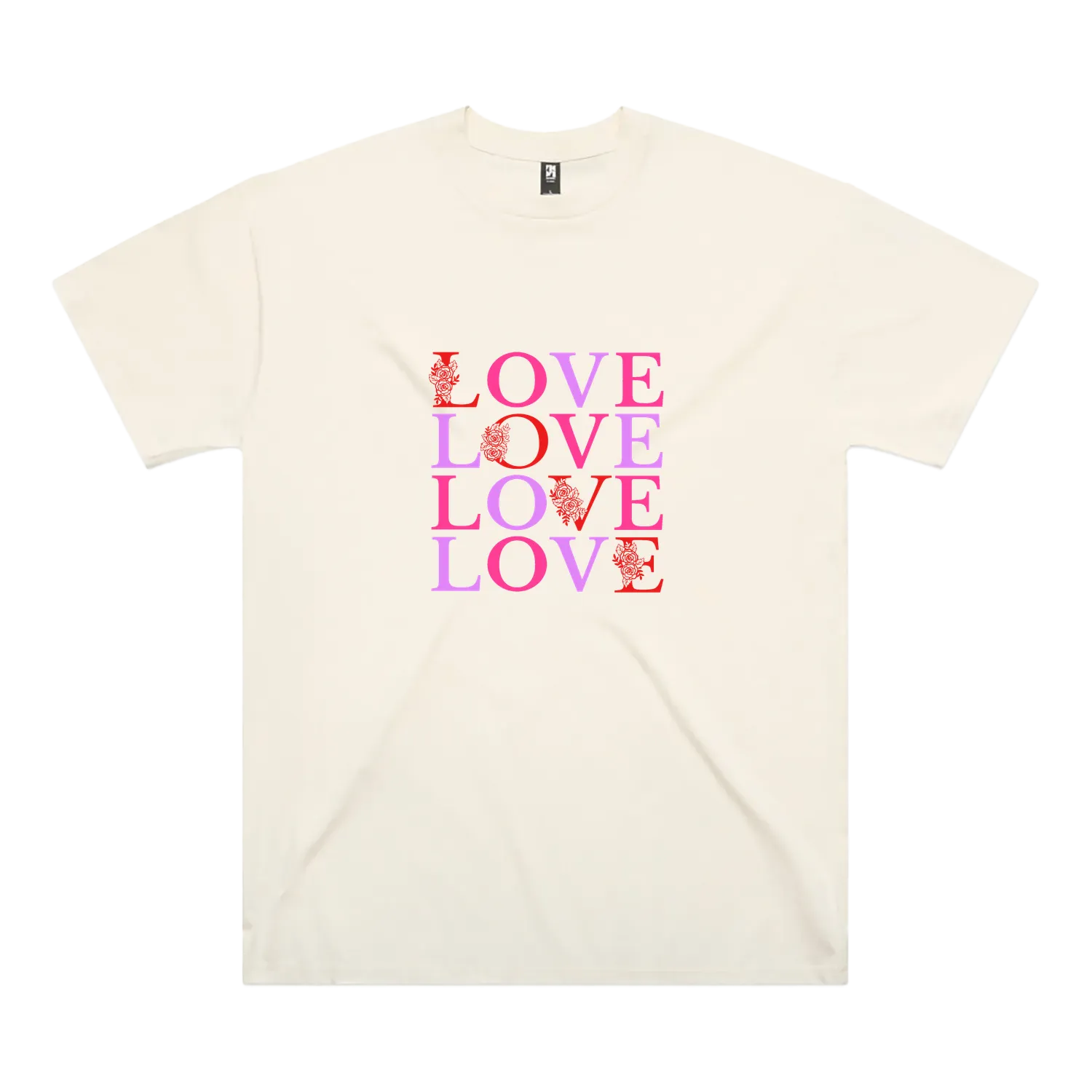 Love Stack oversized tee