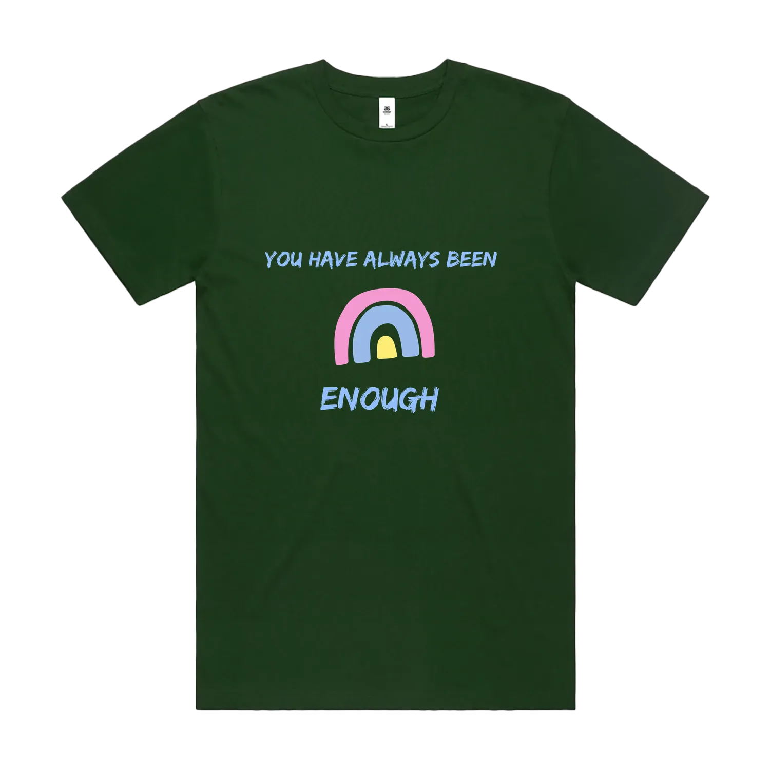 Forest Green front flat lay