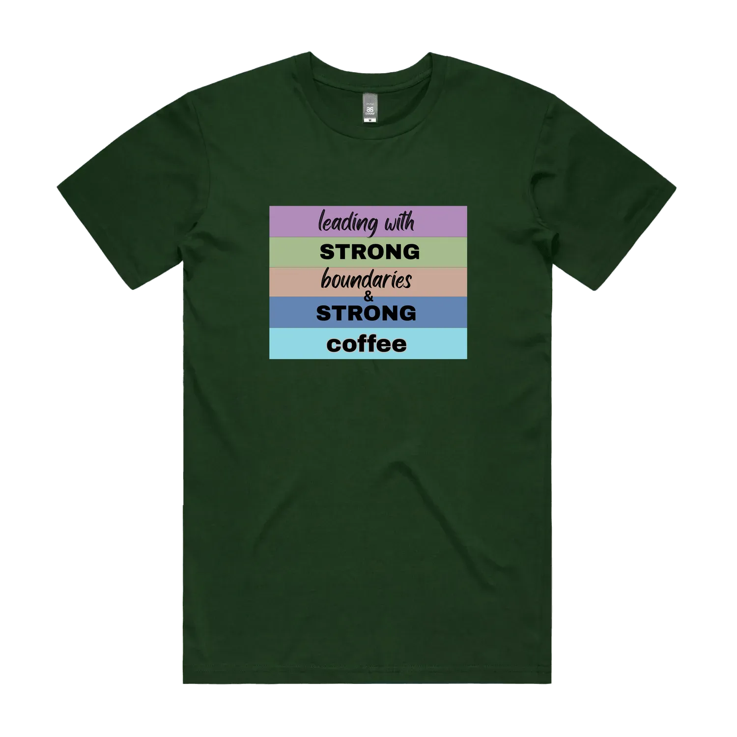 Forest Green front flat lay