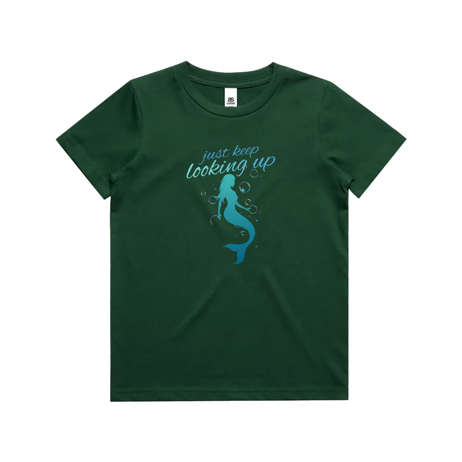 Forest Green front flat lay