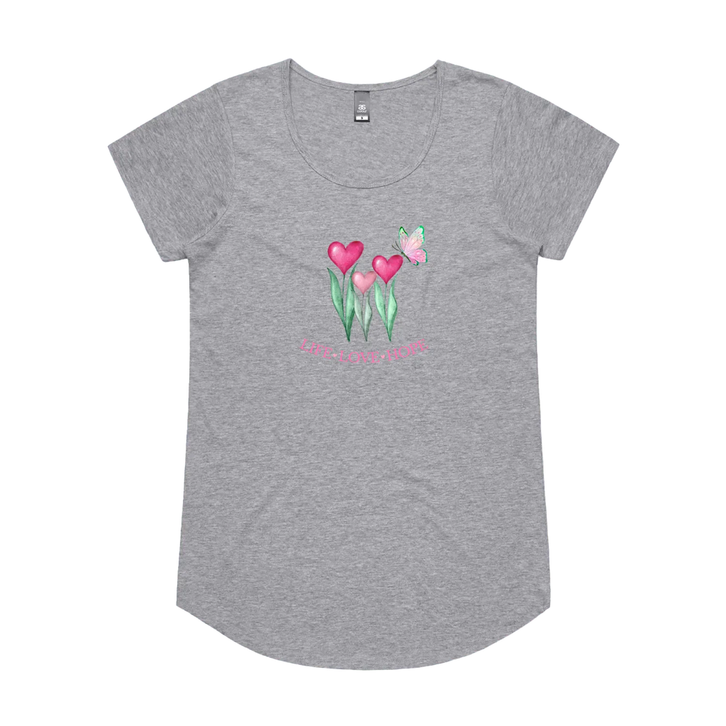 Grey Marle front flat lay