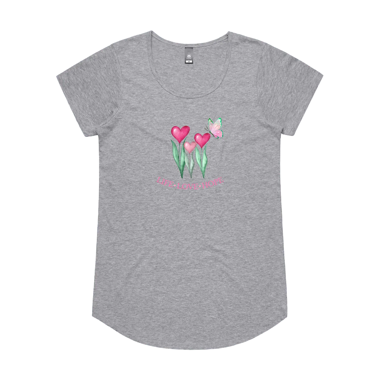 Grey Marle front flat lay