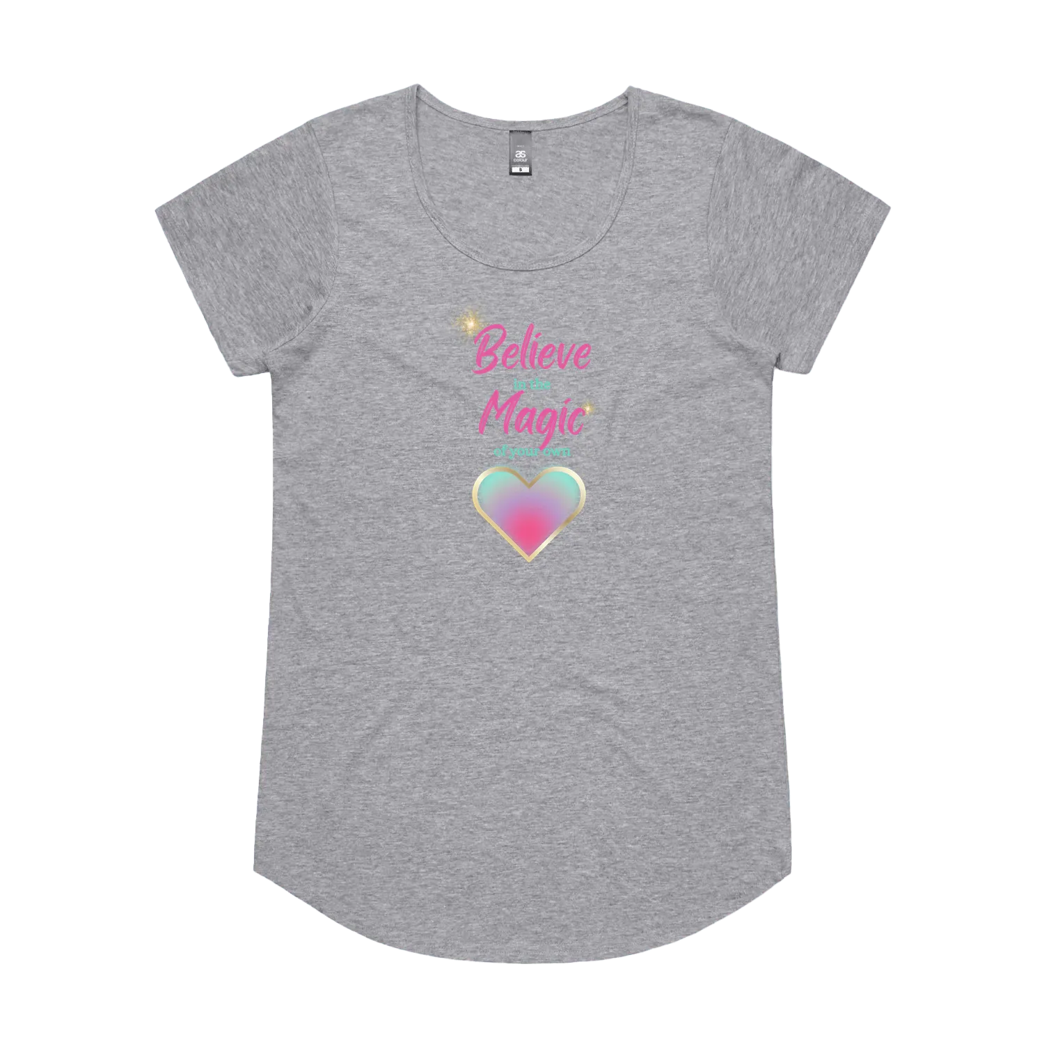 Grey Marle front flat lay