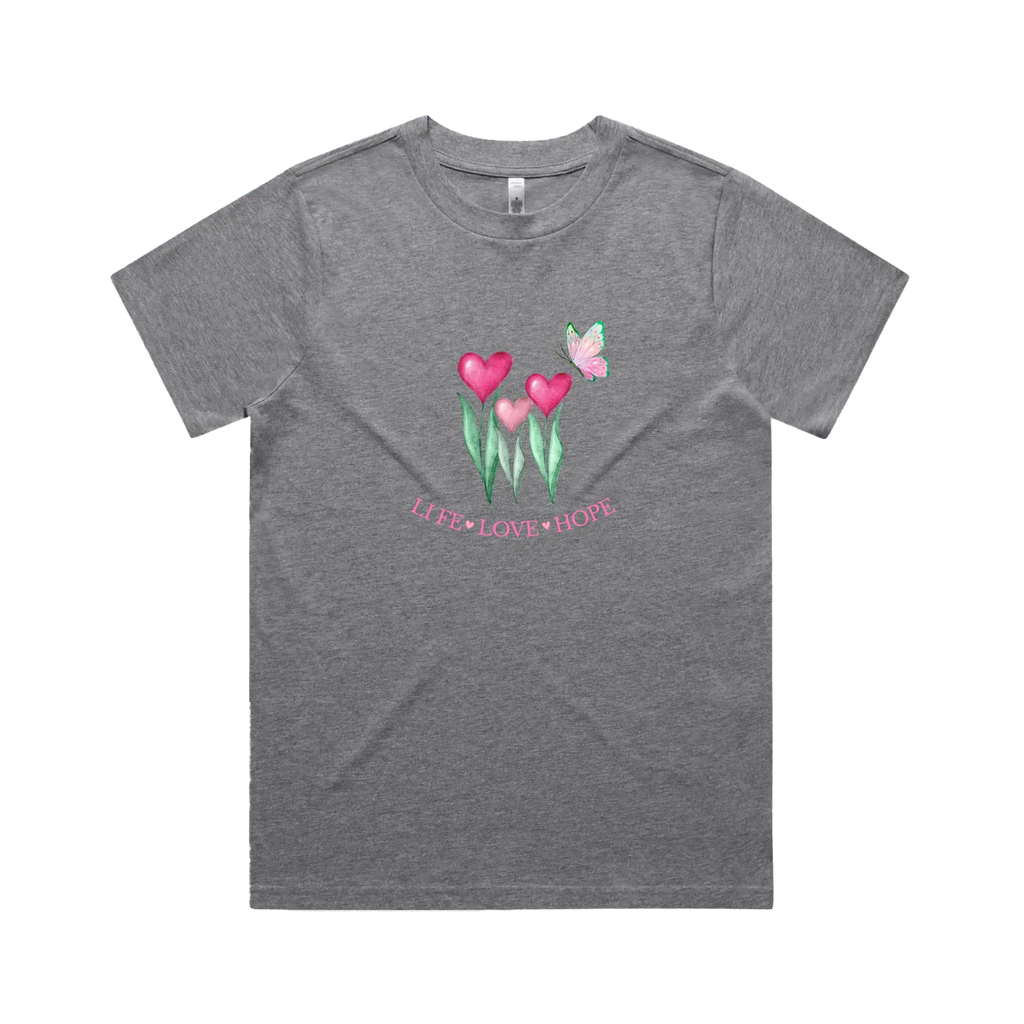 Grey Marle front flat lay