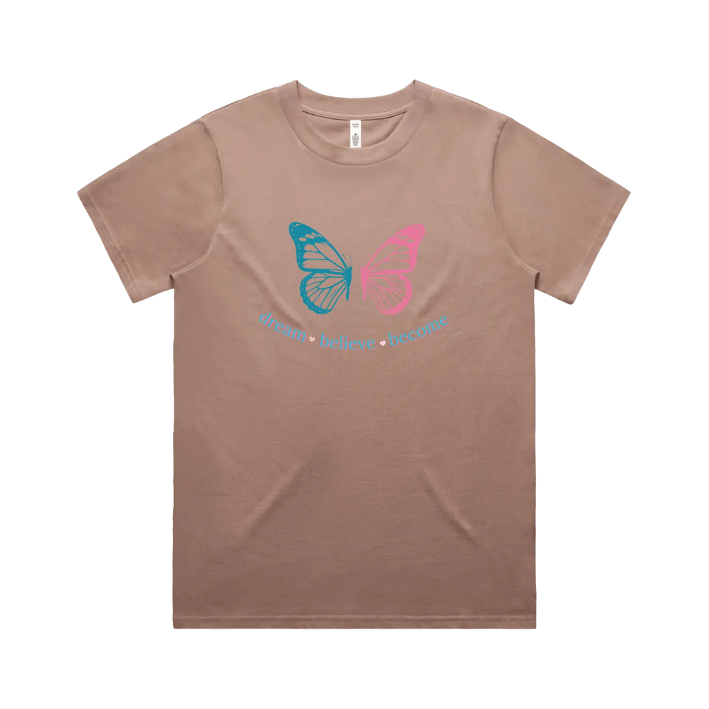 Hazy Pink front flat lay