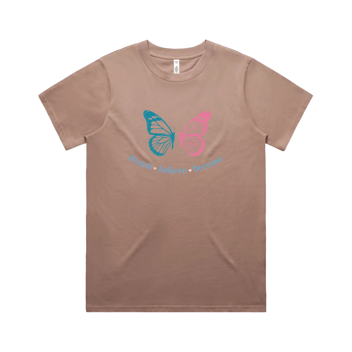 Hazy Pink front flat lay