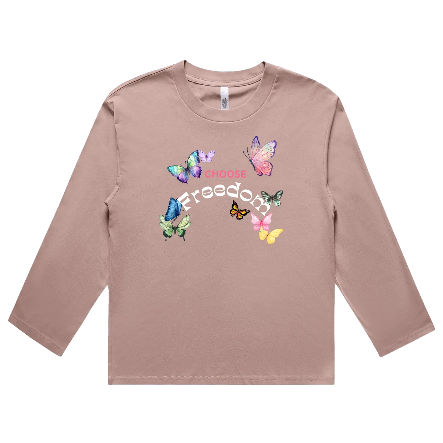Hazy Pink front flat lay