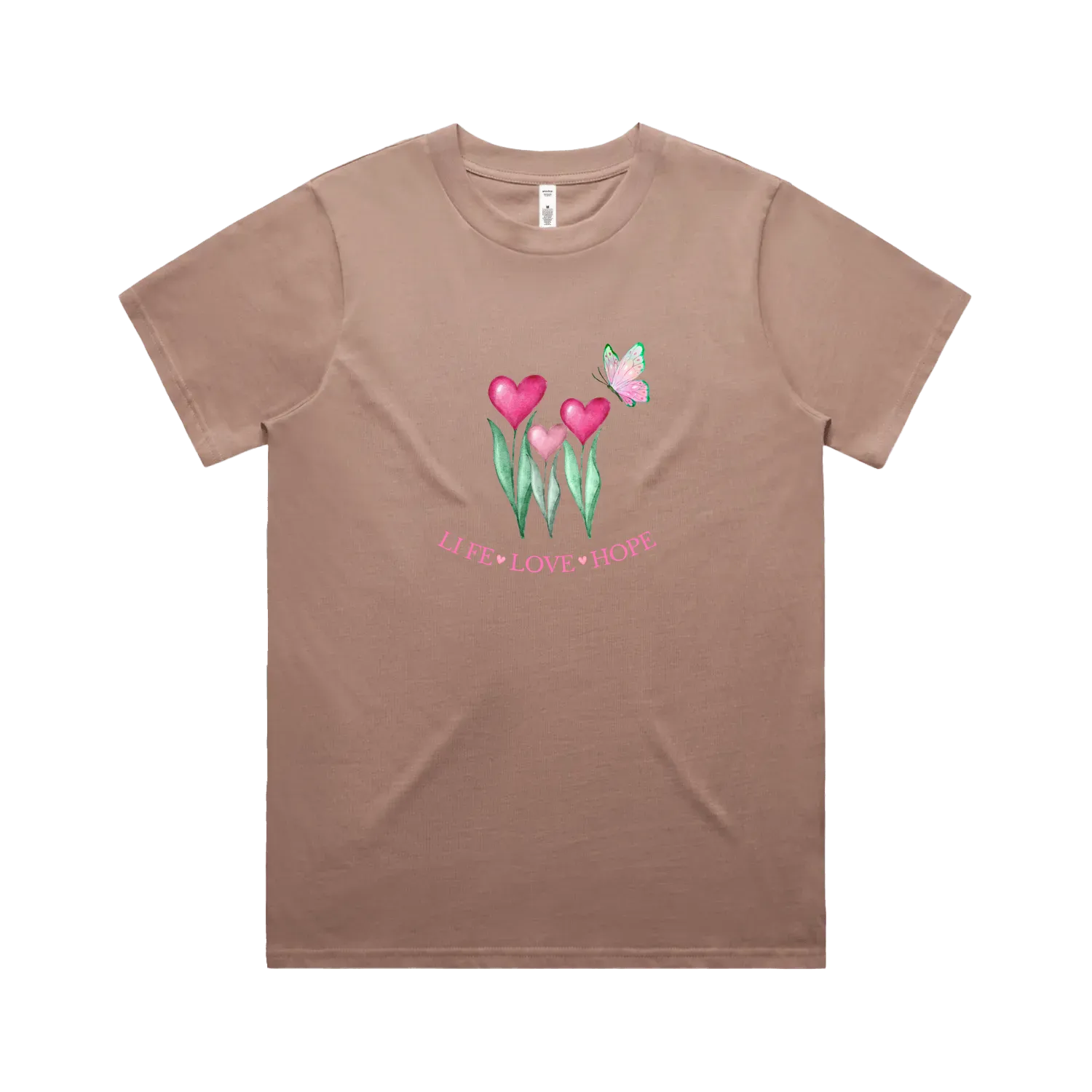 Hazy Pink front flat lay