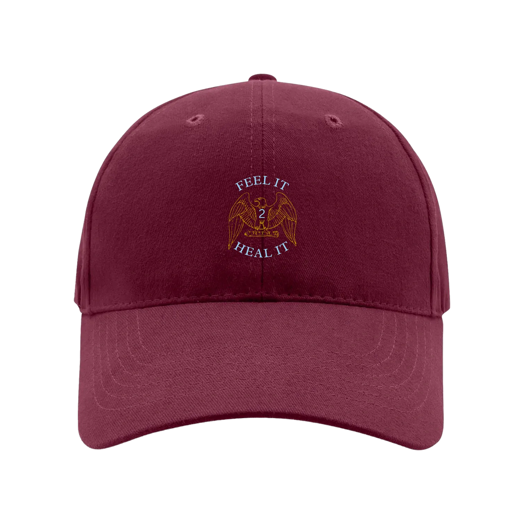 Maroon front flat lay