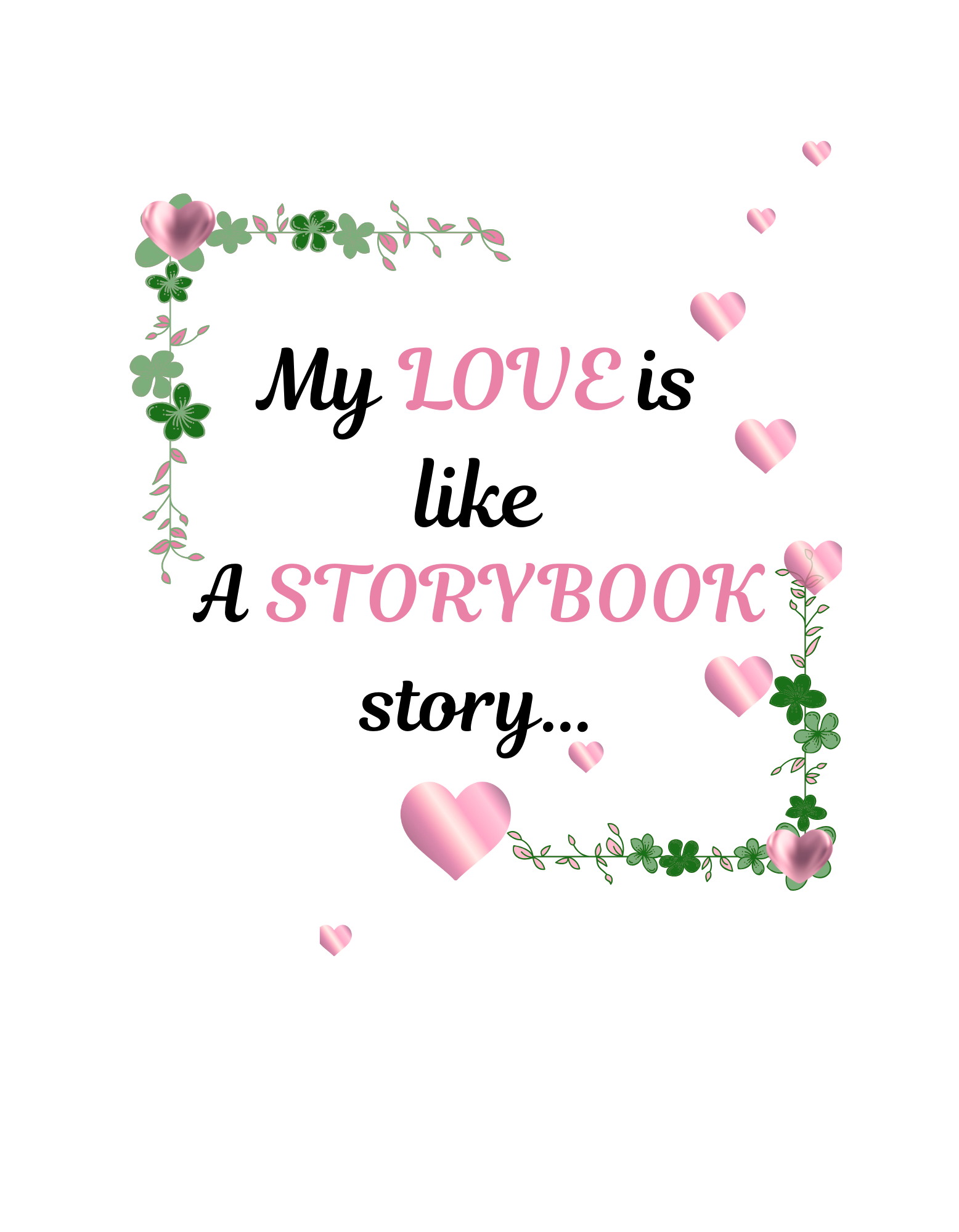 Storybook Love oversized tee