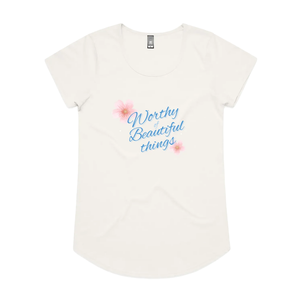 Natural front flat lay