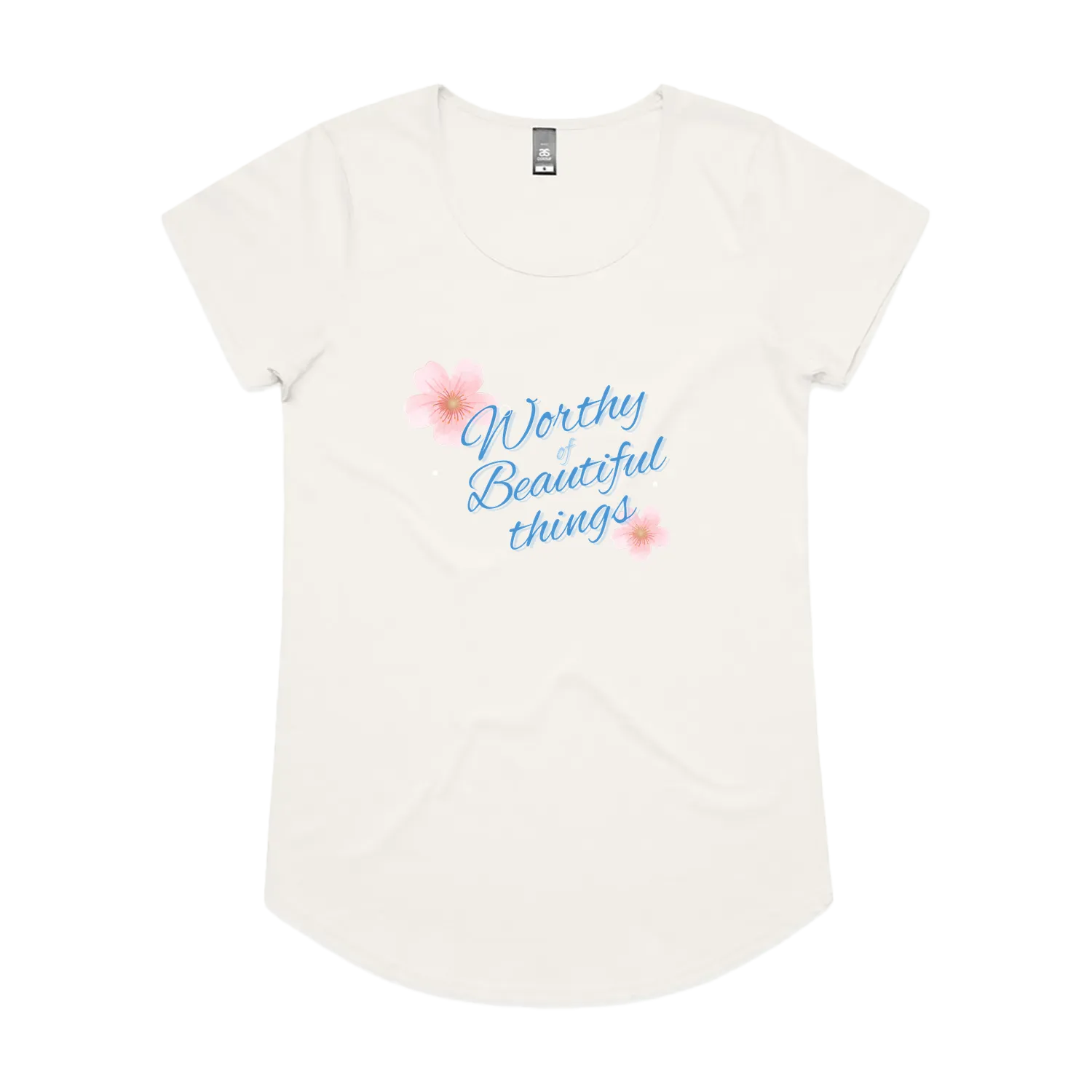 Natural front flat lay