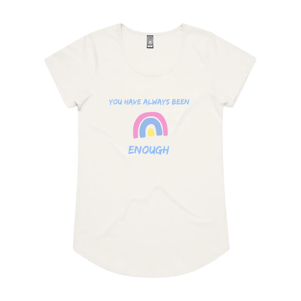 Natural front flat lay