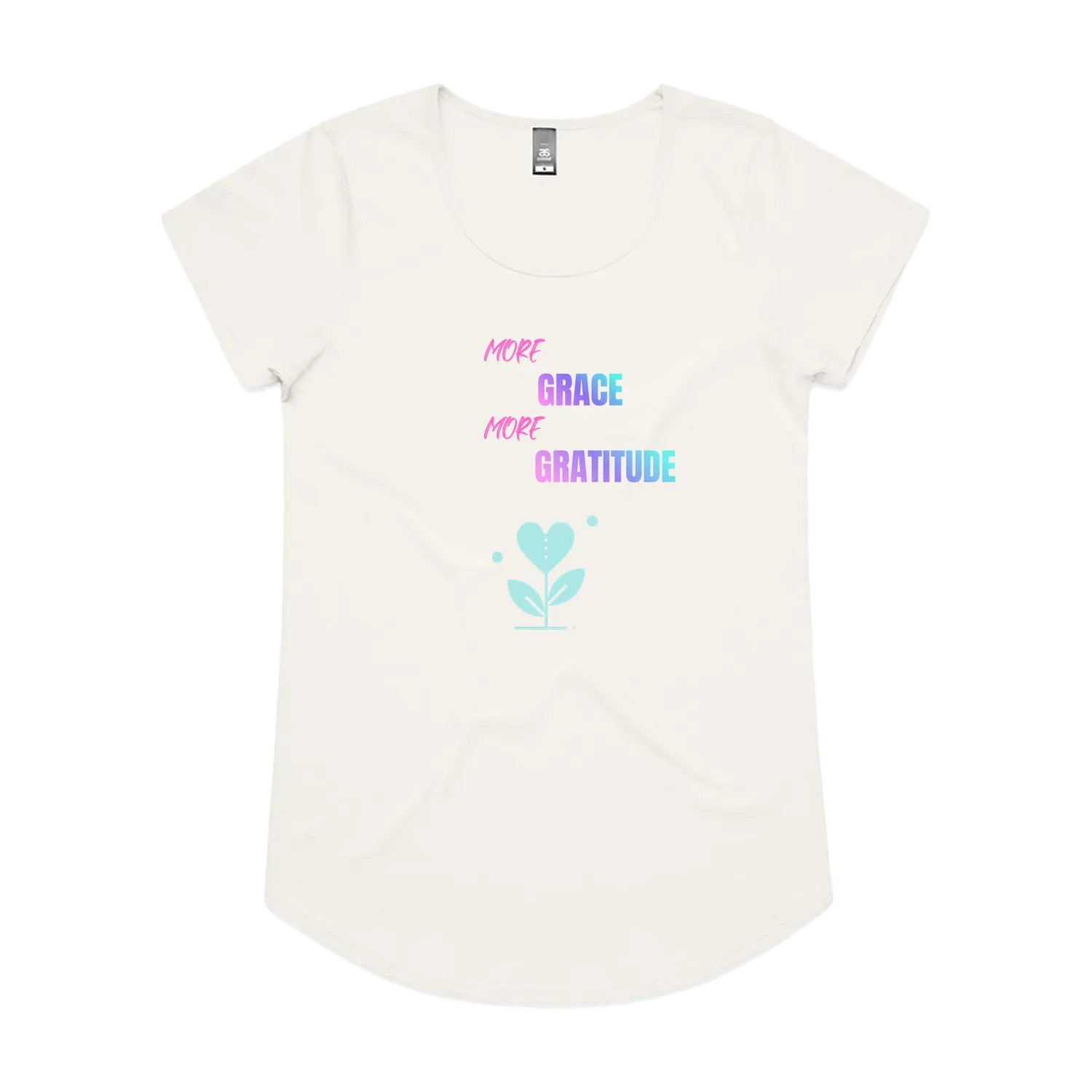 Natural front flat lay