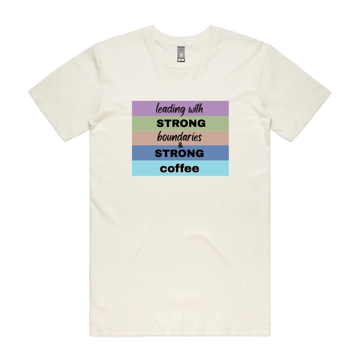 Natural front flat lay