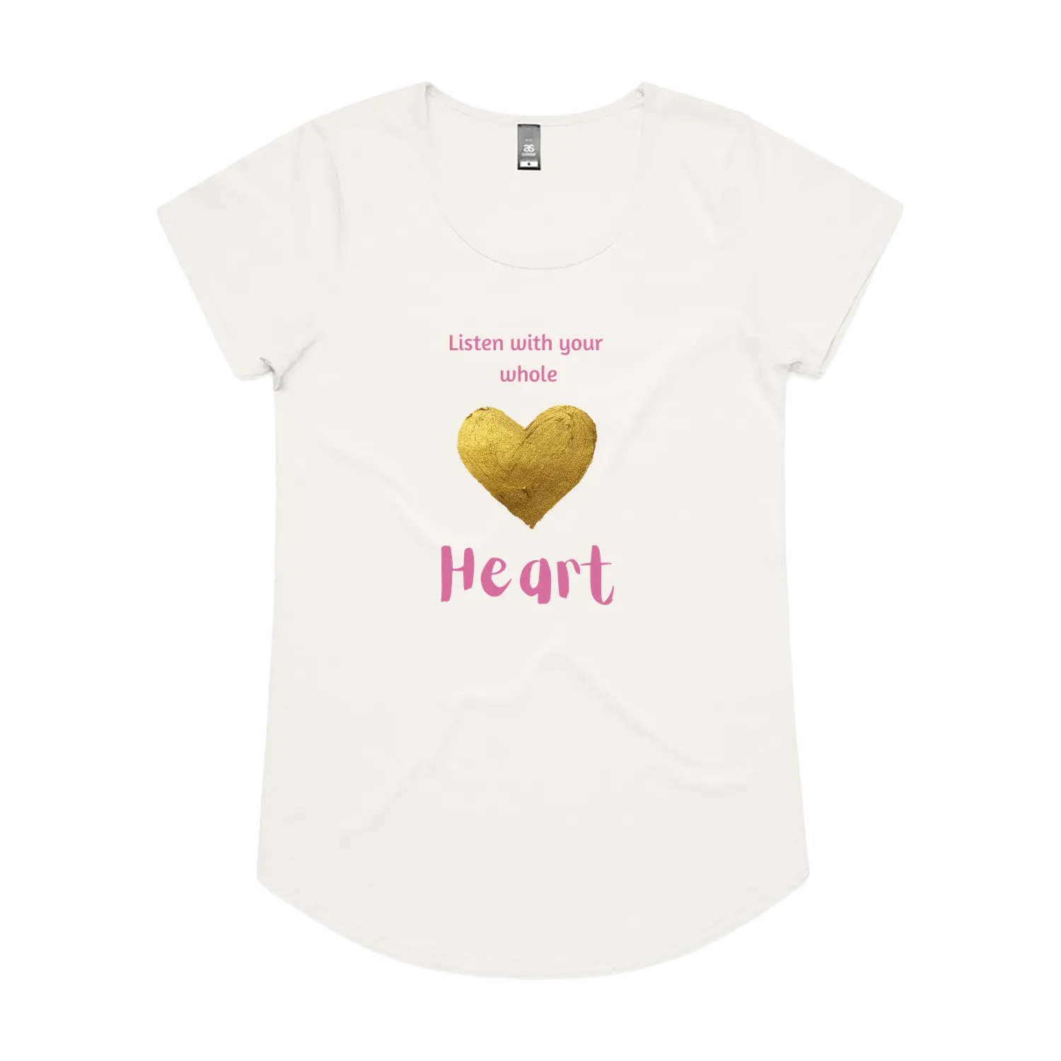 Natural front flat lay