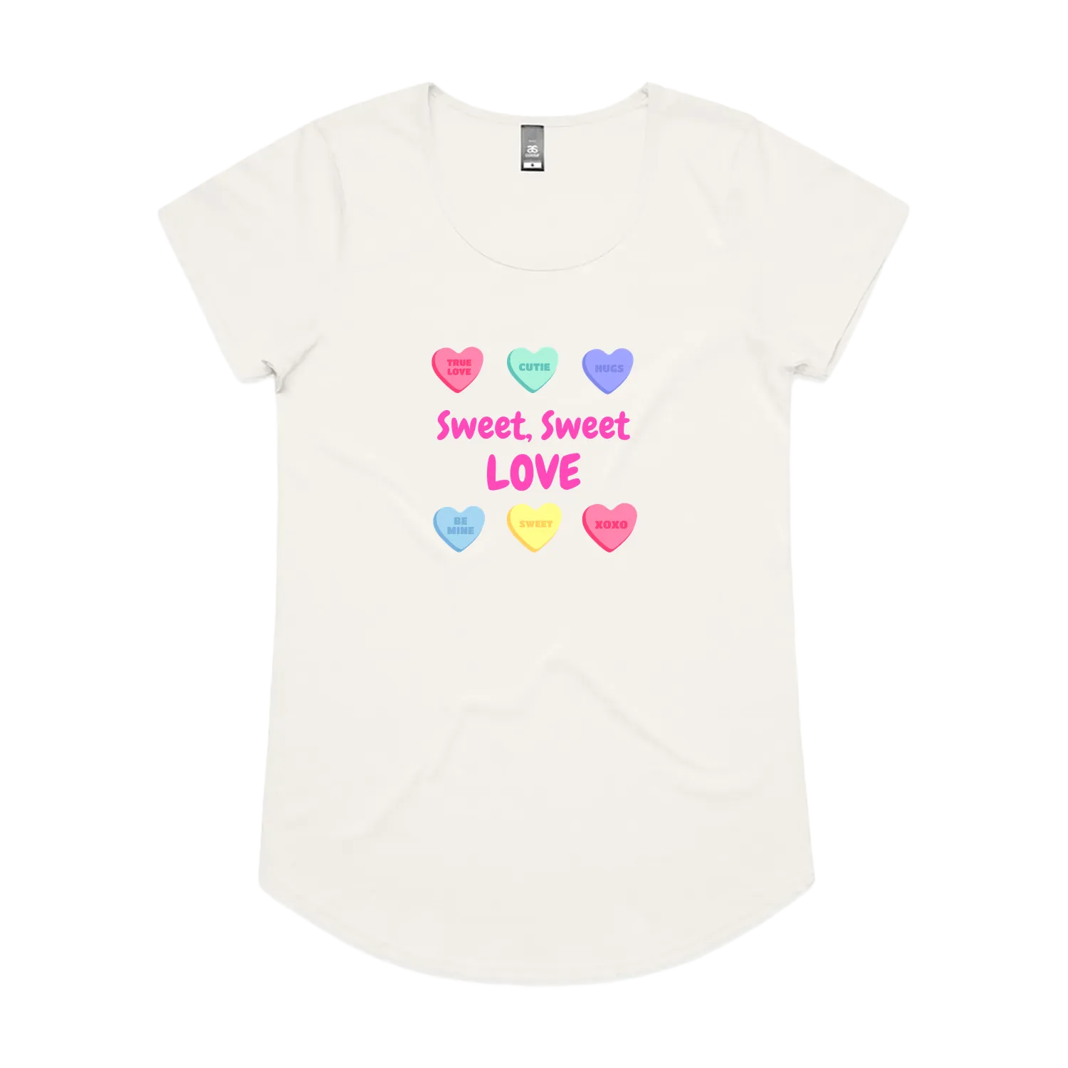 Natural front flat lay